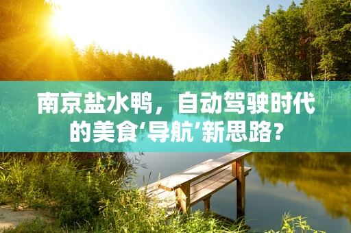 南京盐水鸭，自动驾驶时代的美食‘导航’新思路？