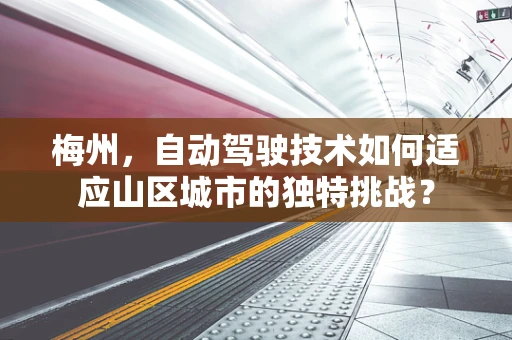 梅州，自动驾驶技术如何适应山区城市的独特挑战？