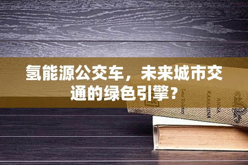 氢能源公交车，未来城市交通的绿色引擎？