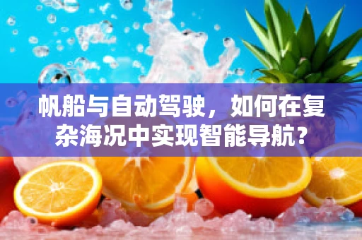 帆船与自动驾驶，如何在复杂海况中实现智能导航？