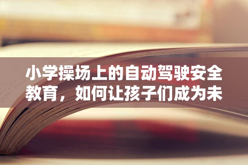 小学操场上的自动驾驶安全教育，如何让孩子们成为未来智能交通的‘小司机’？