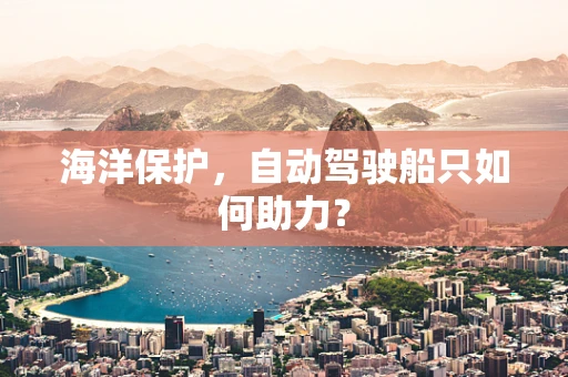 海洋保护，自动驾驶船只如何助力？