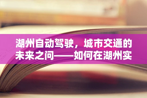 湖州自动驾驶，城市交通的未来之问——如何在湖州实现高效、安全的自动驾驶普及？