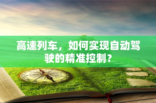 高速列车，如何实现自动驾驶的精准控制？