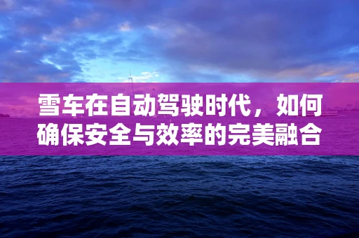 雪车在自动驾驶时代，如何确保安全与效率的完美融合？