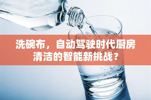 洗碗布，自动驾驶时代厨房清洁的智能新挑战？