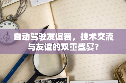 自动驾驶友谊赛，技术交流与友谊的双重盛宴？