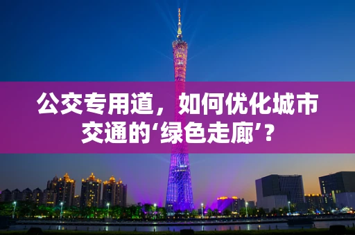 公交专用道，如何优化城市交通的‘绿色走廊’？