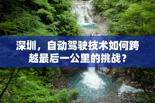 深圳，自动驾驶技术如何跨越最后一公里的挑战？